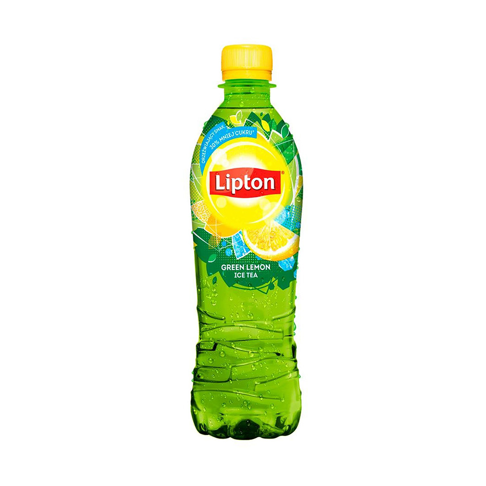 Липтон зеленый чай с лимоном